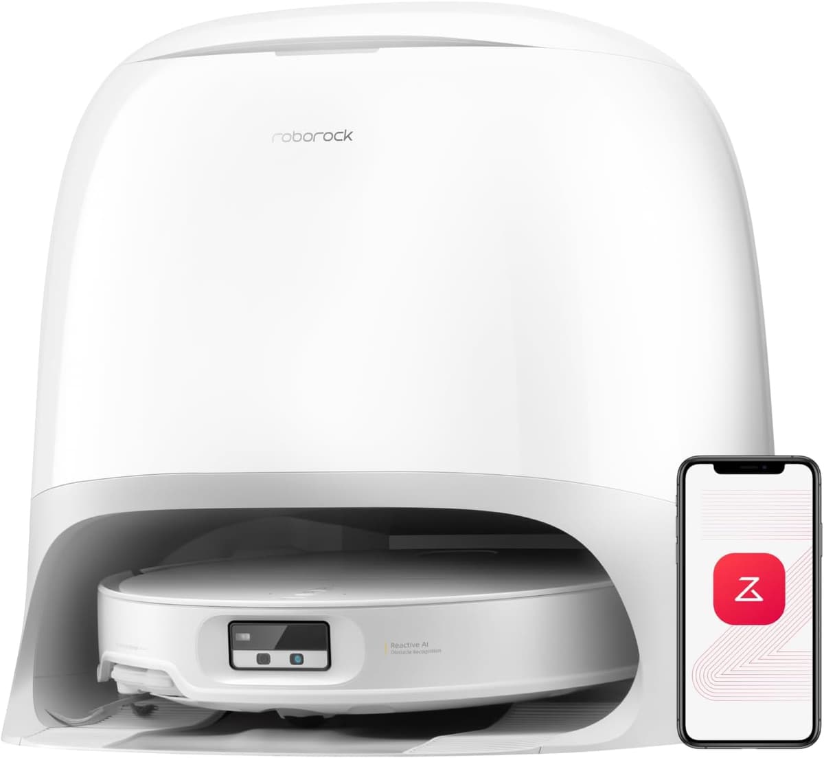 Roborock Qrevo CurvX robot vacuum with multifunction dock